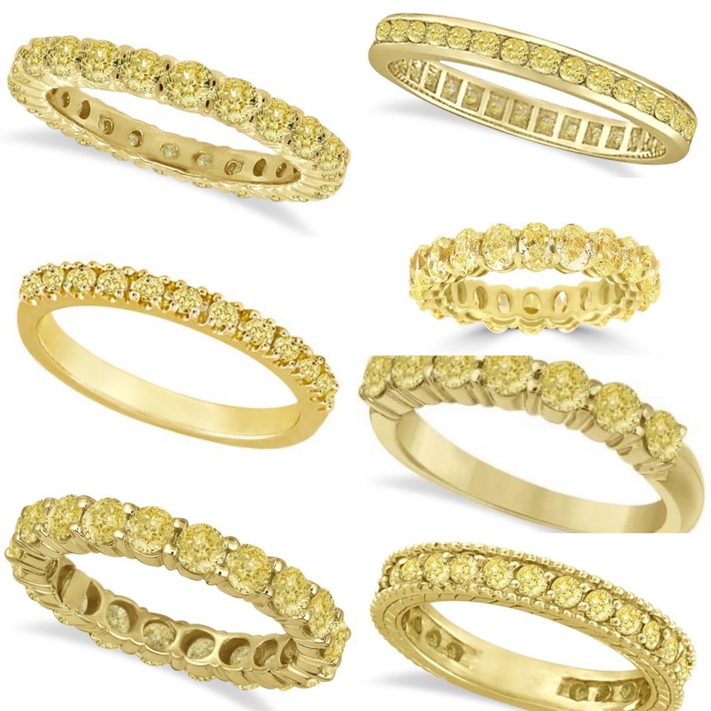 🌟Eternity CZ Canary in Gold. - 2 Remaining - Picture 3 of 15